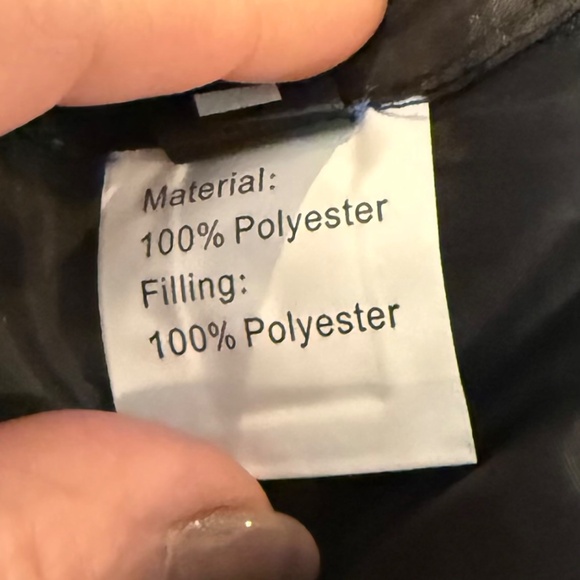 Mens Winter Padded Jackets Full Zipper Windproof Jacket Coat - Picture 10 of 10